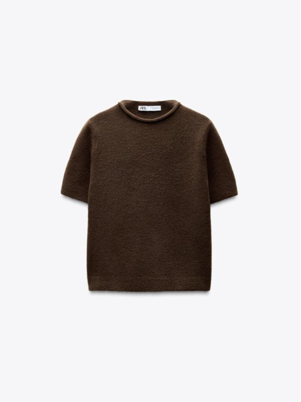 Zara Soft Short Sleeve Knit Sweater